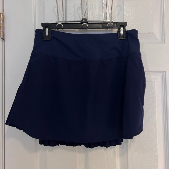 Baleaf Pants - Baleaf Womens Navy Blue Pleated Tennis Skort